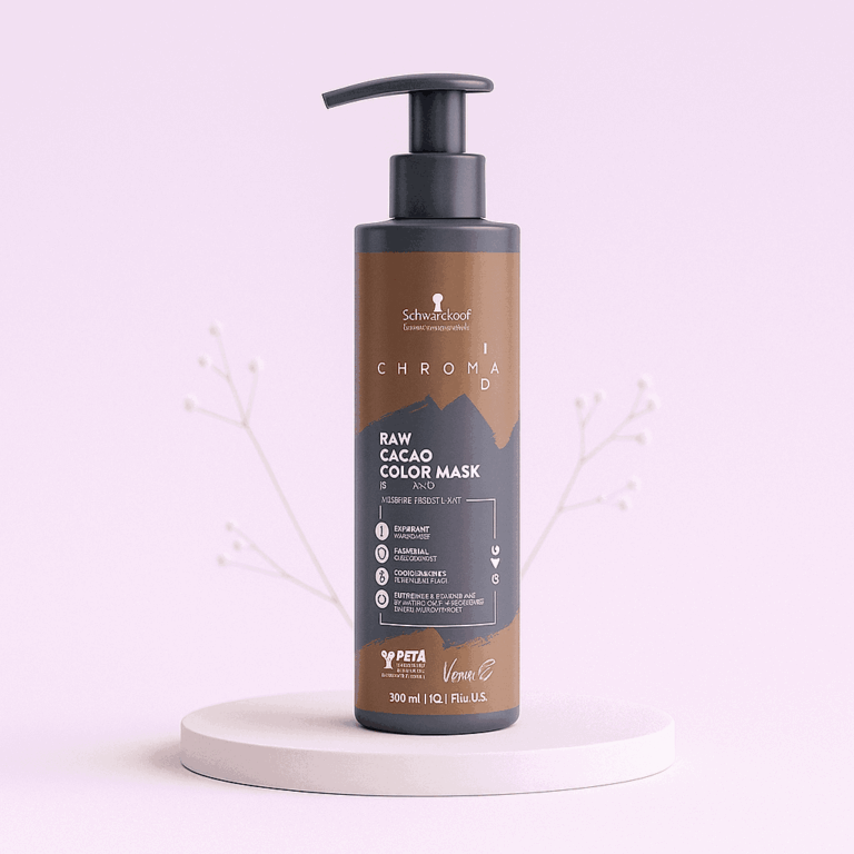 Revive el tono castaño de tu cabello con nuestro Chromia mascarilla de color cacao