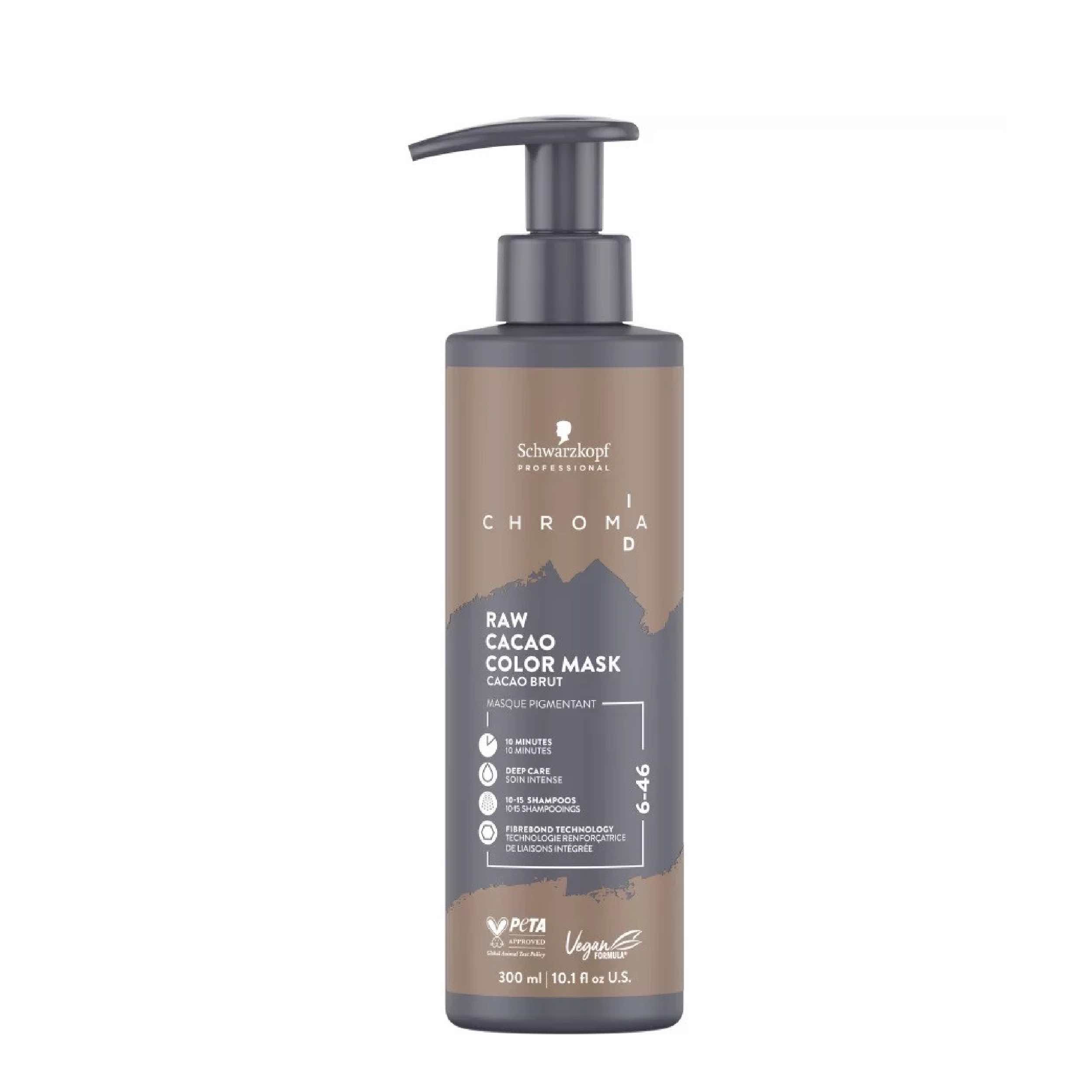 Revive el tono castaño de tu cabello con nuestro Chromia mascarilla de color cacao